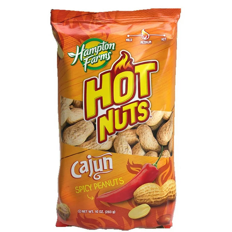 Peanuts- Cajun Roasted - 10 oz.
