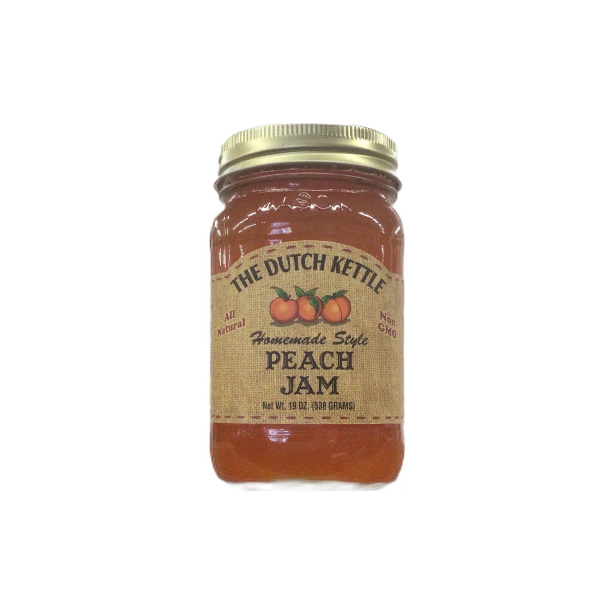 Jam - Peach 19 oz.- LOCAL