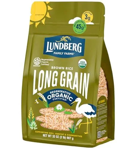 Long Grain Brown Rice- 32 oz.