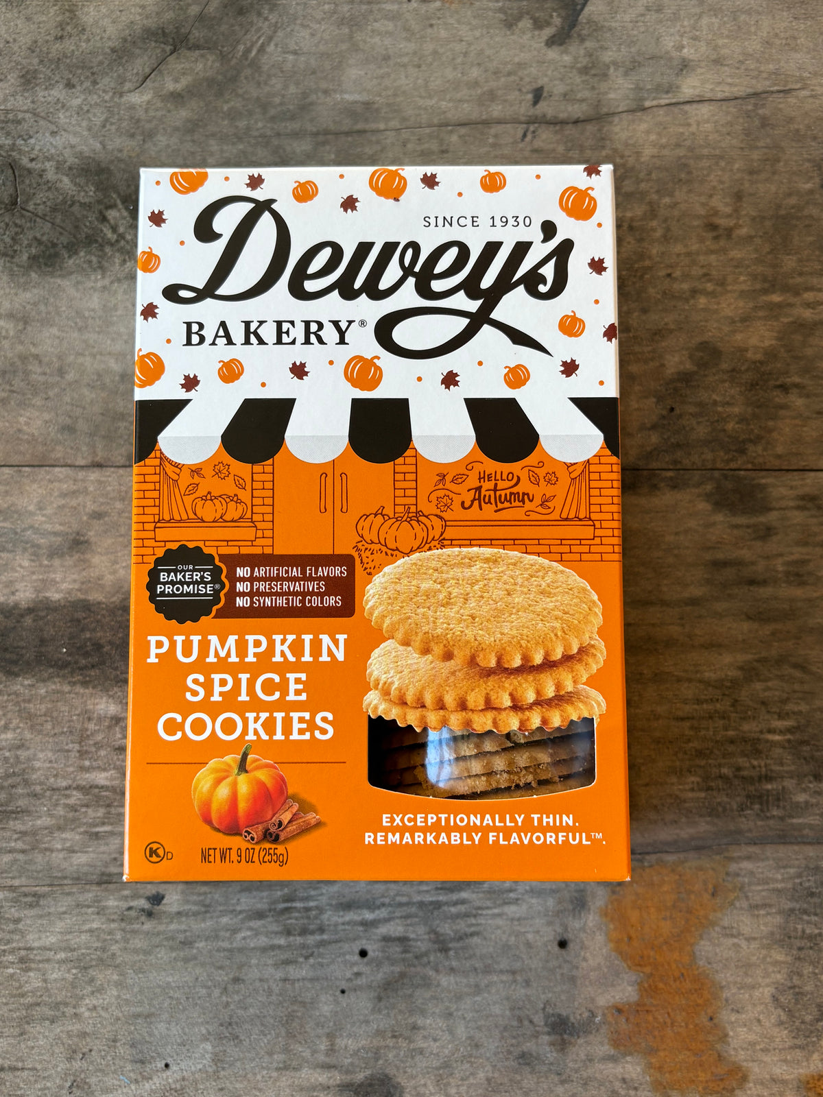 Deweys Pumpkin Spice Cookies