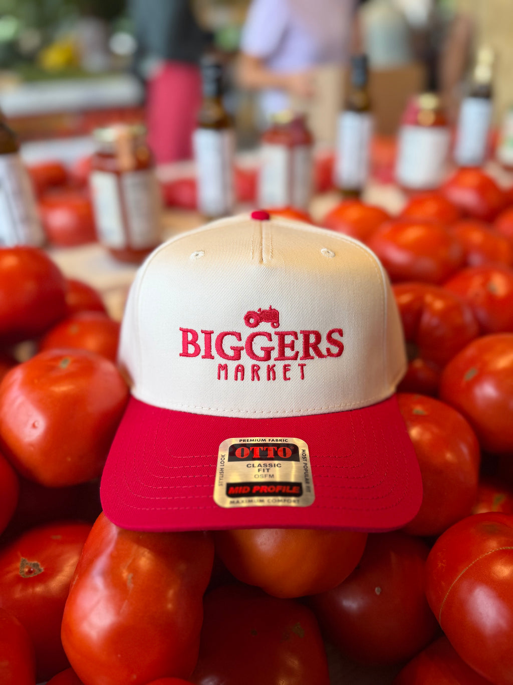 Hat- Red and White