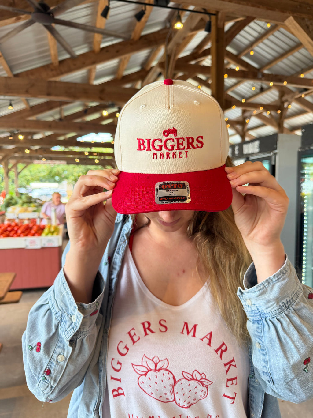 Hat- Red and White