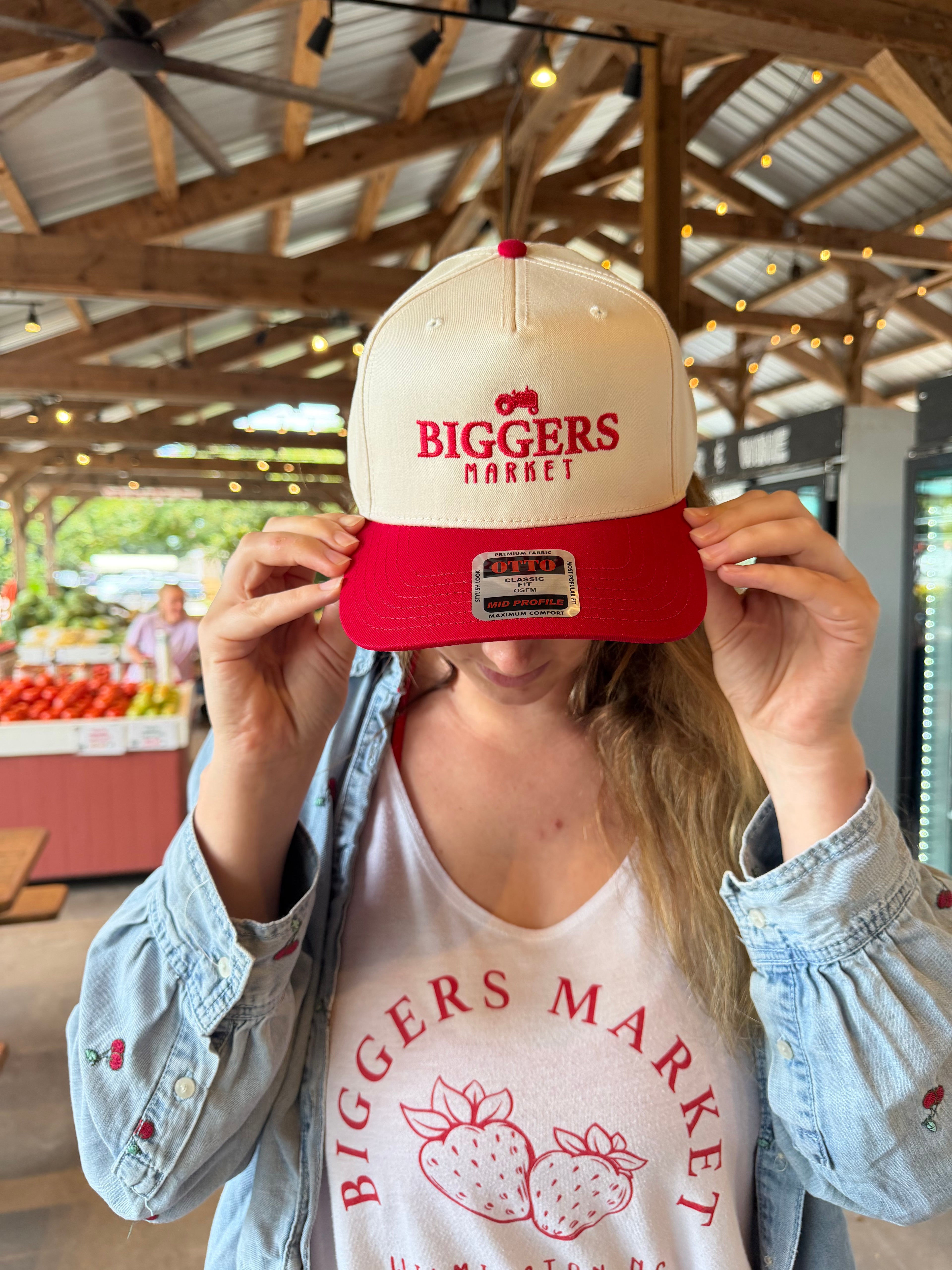 Hat- Red and White