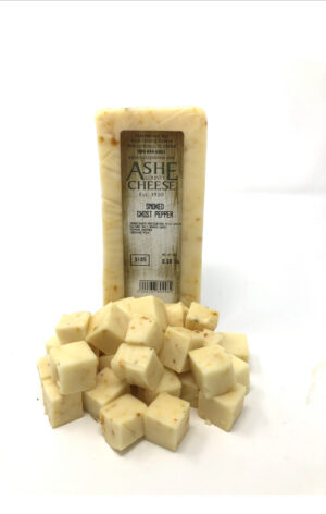 Cheese- Smoked Ghost Pepper 11-13 oz block- LOCAL